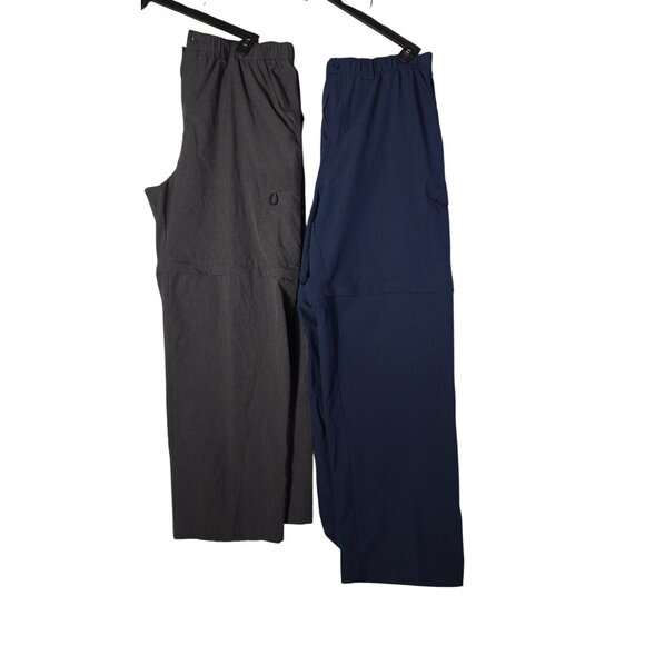 2 Pairs Reel Legends Men's XXL Performance Outdoor Pants Gray & Blue - Picture 1 of 8